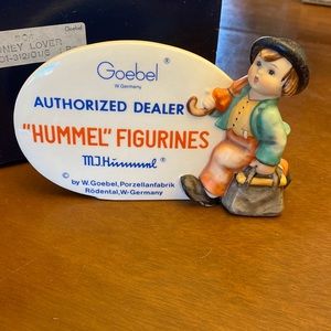 Hummel sales display figure.